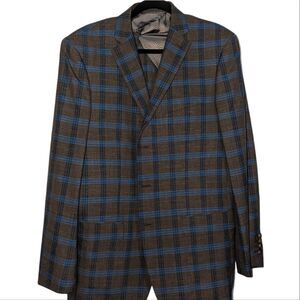 Indochino Men's  Custom Made Lightweight  Wool Blend Sport Coat Size 44 Long
